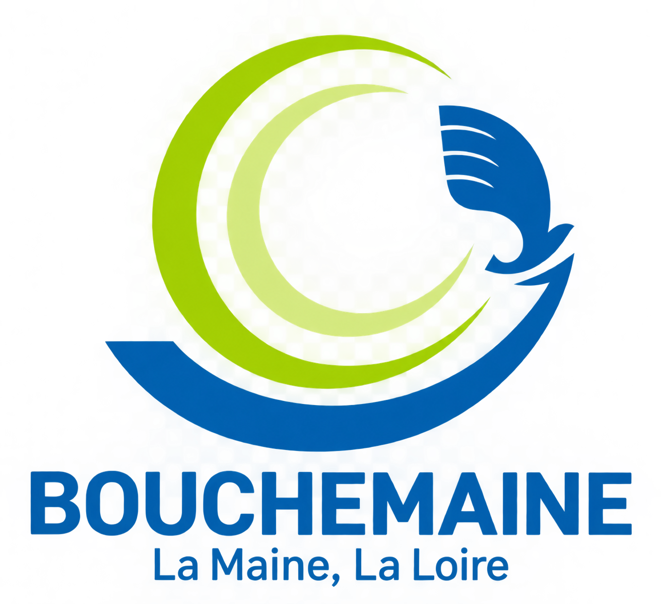 Logo de la commune de Bouchemaine — La Maine, La Loire